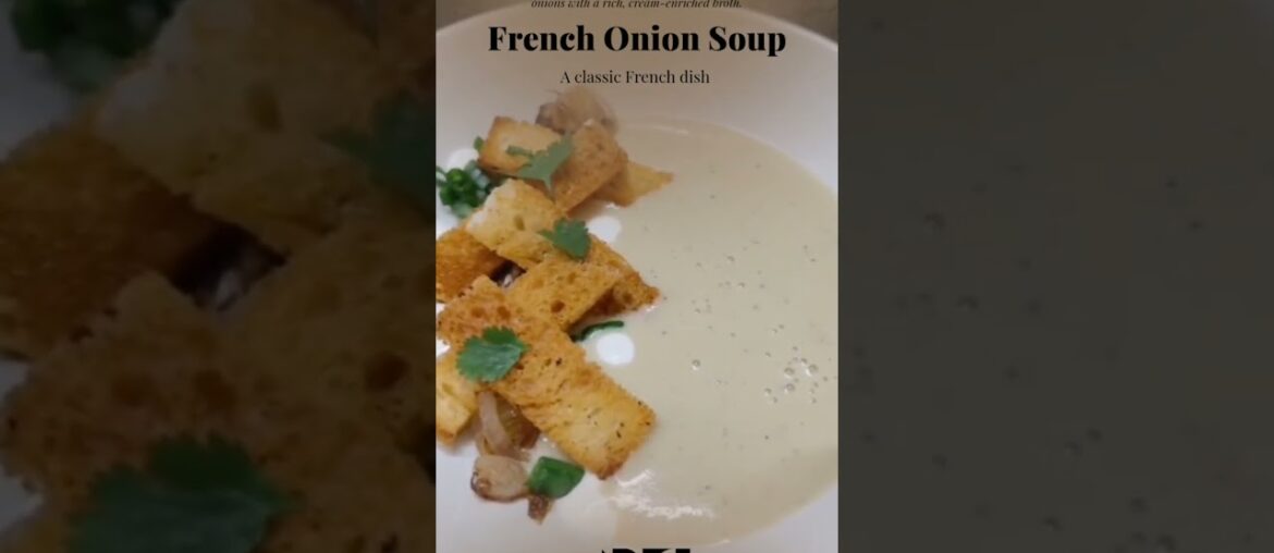 French onion soup vibes  Caramelized onions, cheese, and crusty bread #OnionSoup #DeChefsInsights