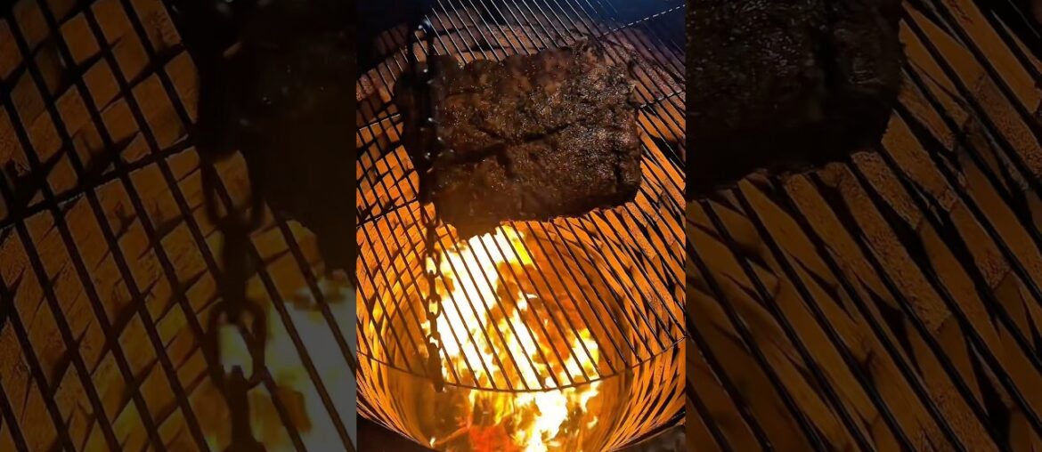 Massive Beef Rib on the Firepit 🥩🔥