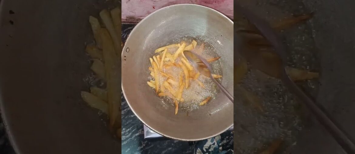 french fries 🍟 easy recipe # short vdo#song # zindgi soni ae#