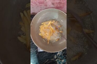 french fries 🍟 easy recipe # short vdo#song # zindgi soni ae#