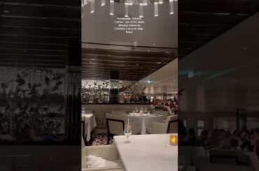 Normandie- French Cuisine dinning room on Celebrity’s Excel #celebritycruises #celebrityexcel