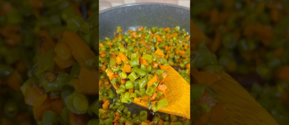 Carrot 🥕 French beans fry simple tasty and healthy #beansfry #easyrecipe #tasty #healthy