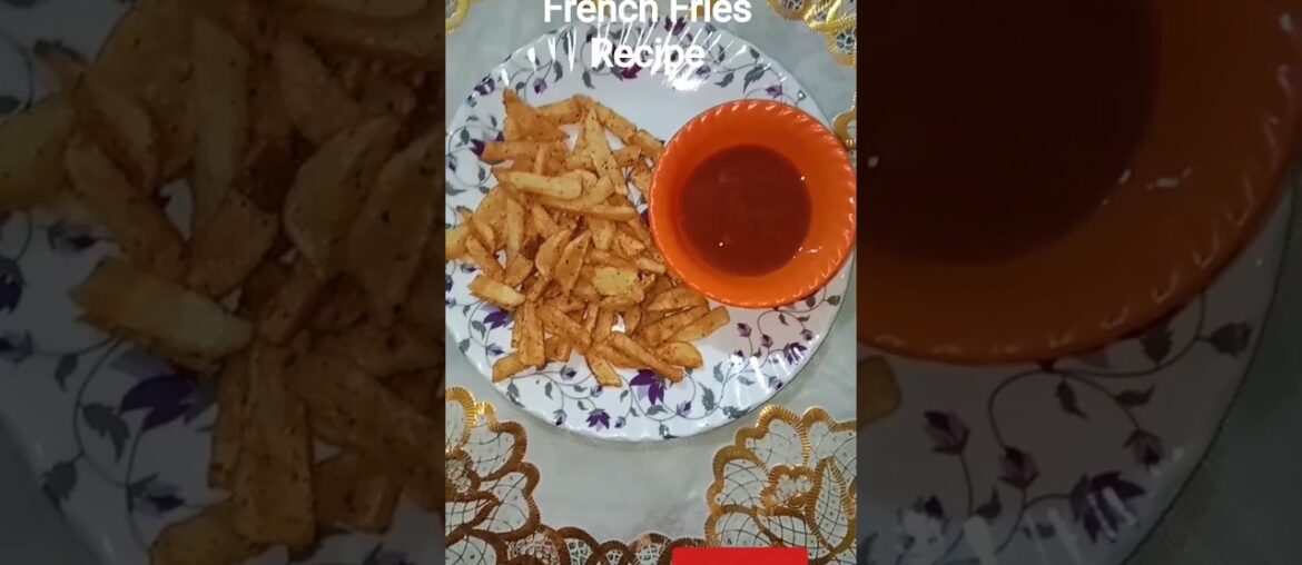 Restaurant Style French Fries Recipe |Crunchy Fries #shorts #viral #frenchfries #foodhouse & finds