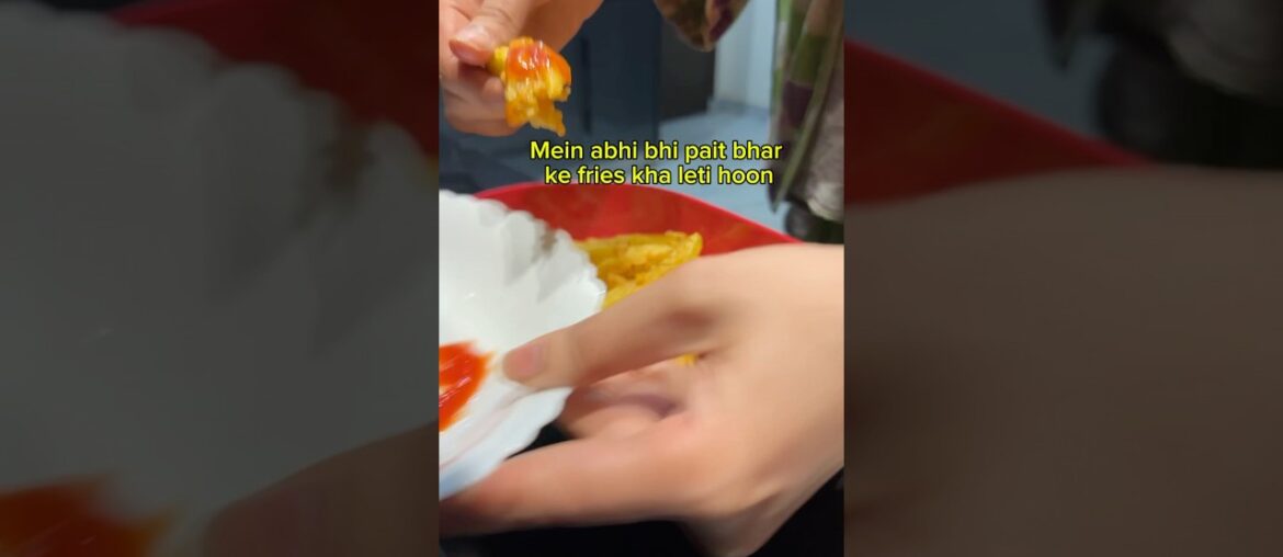 Main abhi b pait bhar k fries khati hoon | fries #shorts #youtubeshorts #fries #cooking