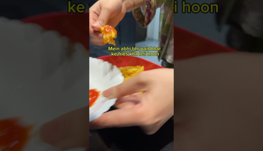 Main abhi b pait bhar k fries khati hoon | fries #shorts #youtubeshorts #fries #cooking