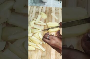 Homemade french fries 🍟 recipe #newrecipes #viralshorts #frenchfries #tredingsong #cookingshorts
