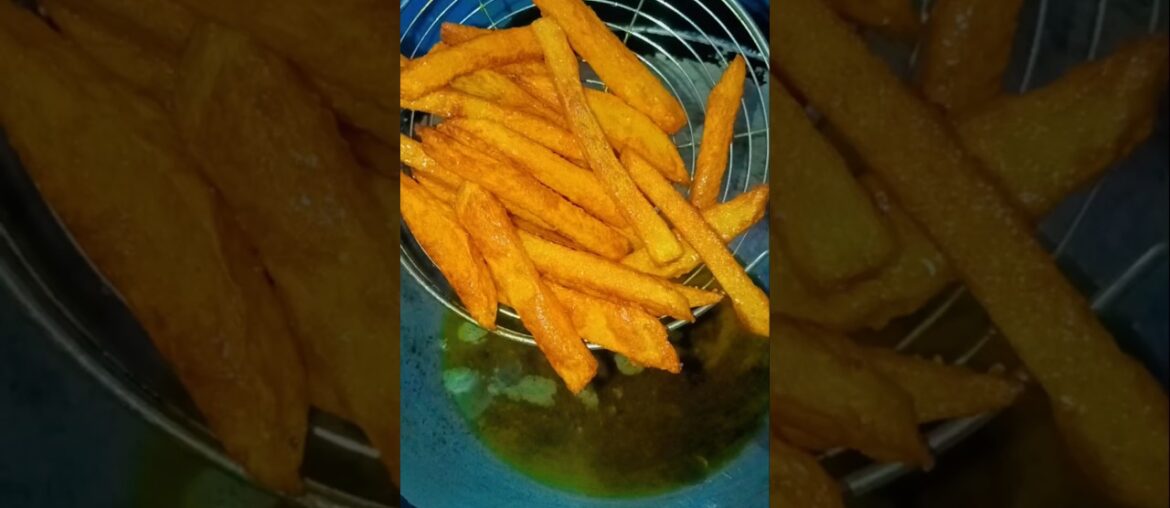 Perfect Crispy French Fries | Easy Recipe😍//#frenchfries​ #just5minutes​ #viralshort​ #easytrick​