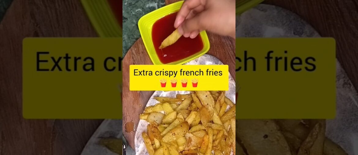 French fries🍟#recipe #crispyfrenchfries #extracrispy #frenchfries #food #viral #trending #shorts #yt