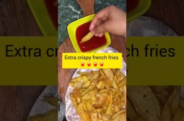 French fries🍟#recipe #crispyfrenchfries #extracrispy #frenchfries #food #viral #trending #shorts #yt