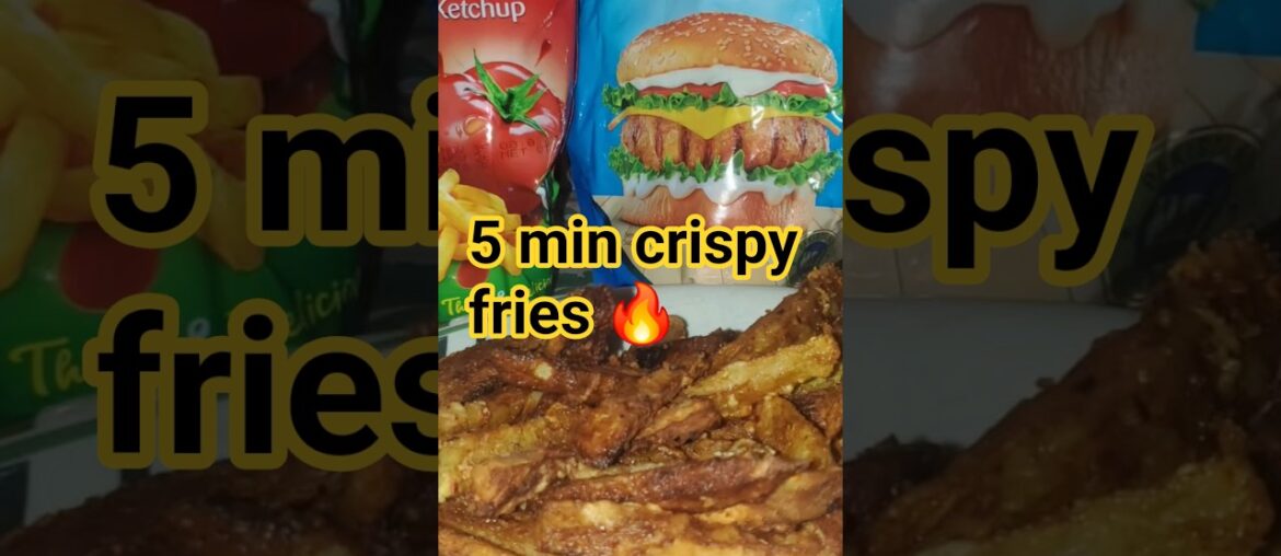 Crispy French Fries | Easy & Quick Fries at Home 🍟 #shorts