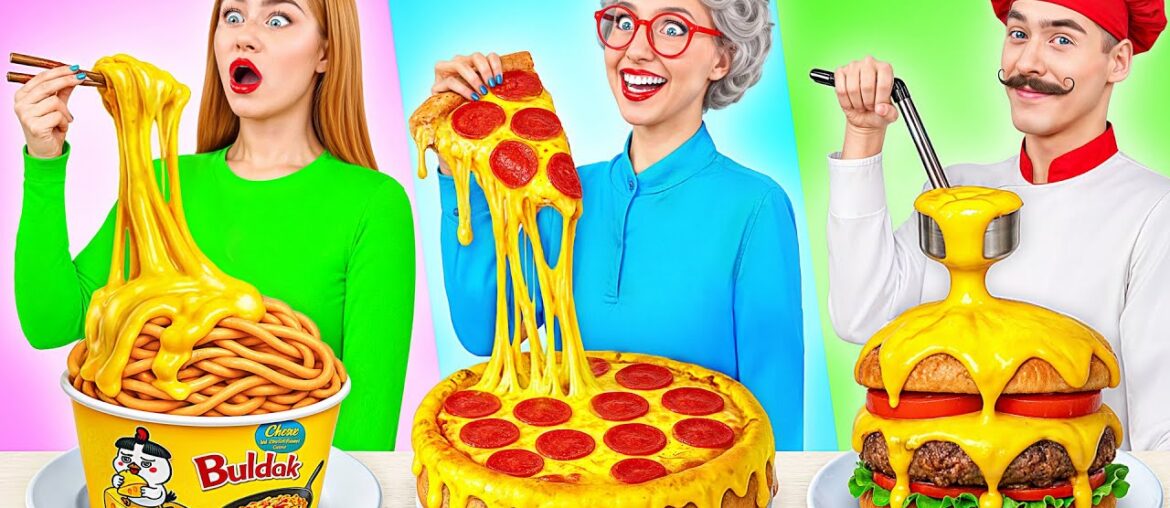 Me vs Grandma Cooking Challenge | Simple Kitchen Tricks by Multi DO Challenge