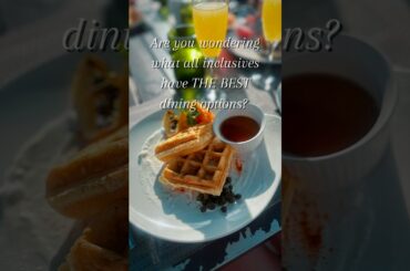 Sandals dining is next level—gourmet meals, global flavors, and cocktails included. Yum!!!