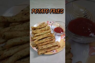 Potato long French Fries 😋#crispy #long french fries #french fries recipe #long fries recipe#shorts