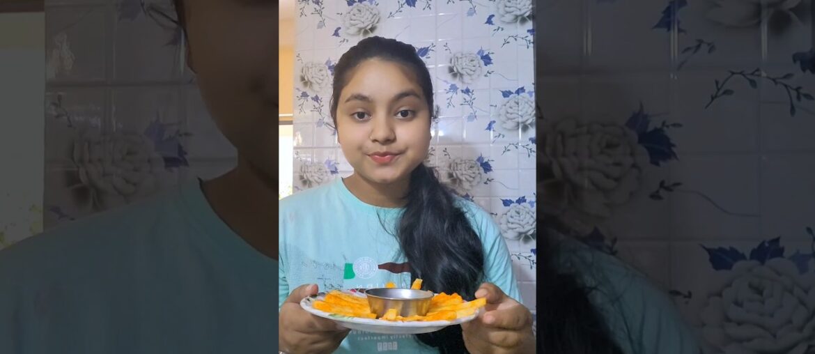 আজ একটু french fries বানালাম 😀 #food #recipe #frenchfries #snacks #bangla #minivlog #shorts