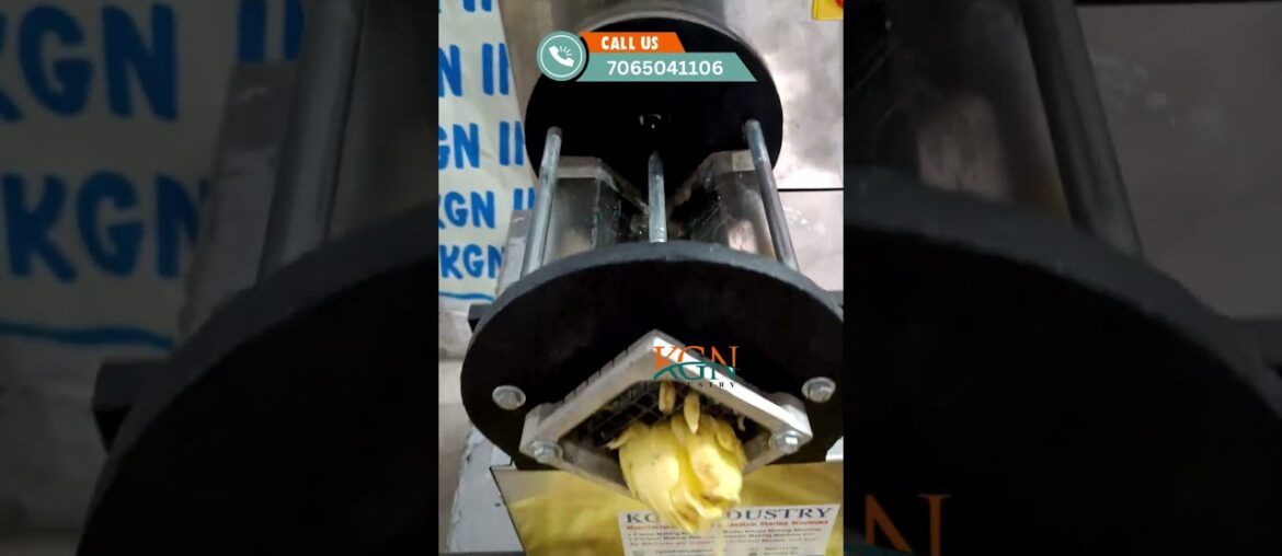 Industrial French Fry Machine | Fast Food Production Machine | KGN Industry