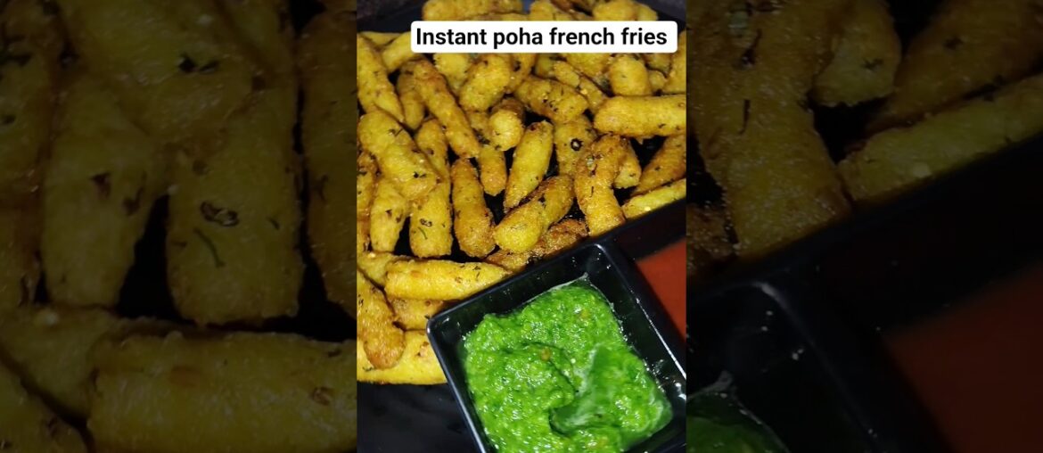 instant poha french fries 🍟 #ytshorts #cookingideas #recipe #cookingrecipes
