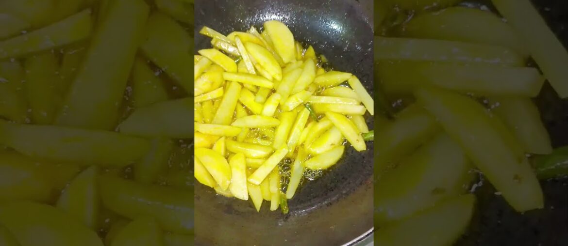 bacchon ki favourite sabji #french 🍟 fries #cookingshorts #recipe