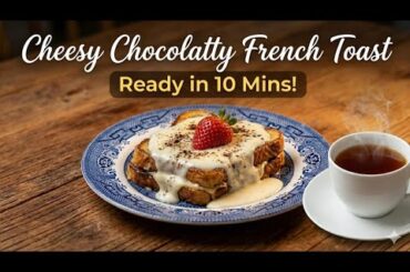 Cheesy Chocolate French Toast /Nutella Stuffed French Toast recipe by Nazi's kitchen