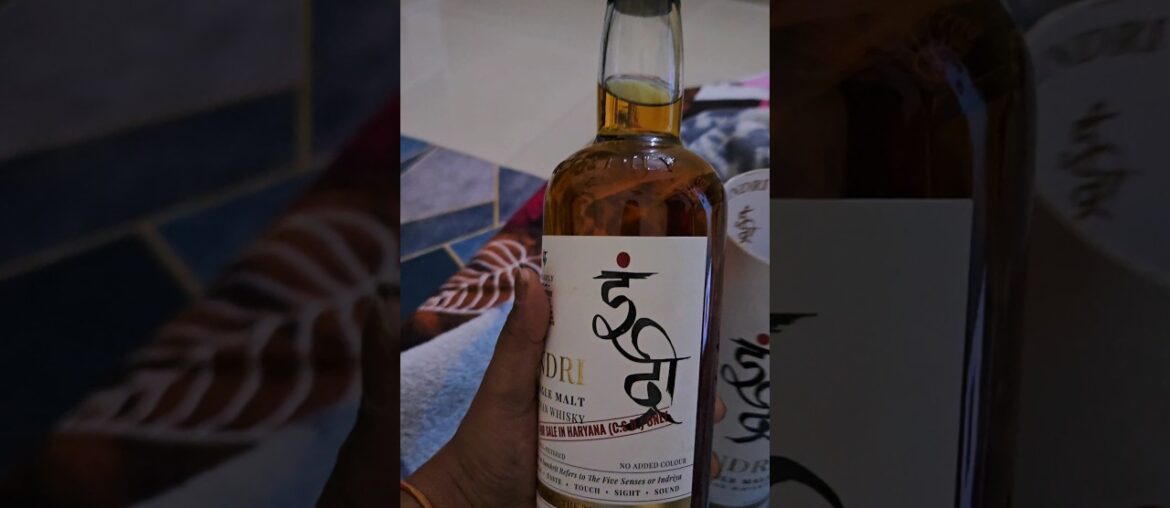 Indri Single Malt Whisky Review | India ki Pehli Triple Wood Whisky #whiskey #ytshorts #trending Indri Single Malt Whisky Review | India ki Pehli Triple Wood Whisky #whiskey #ytshorts #trending