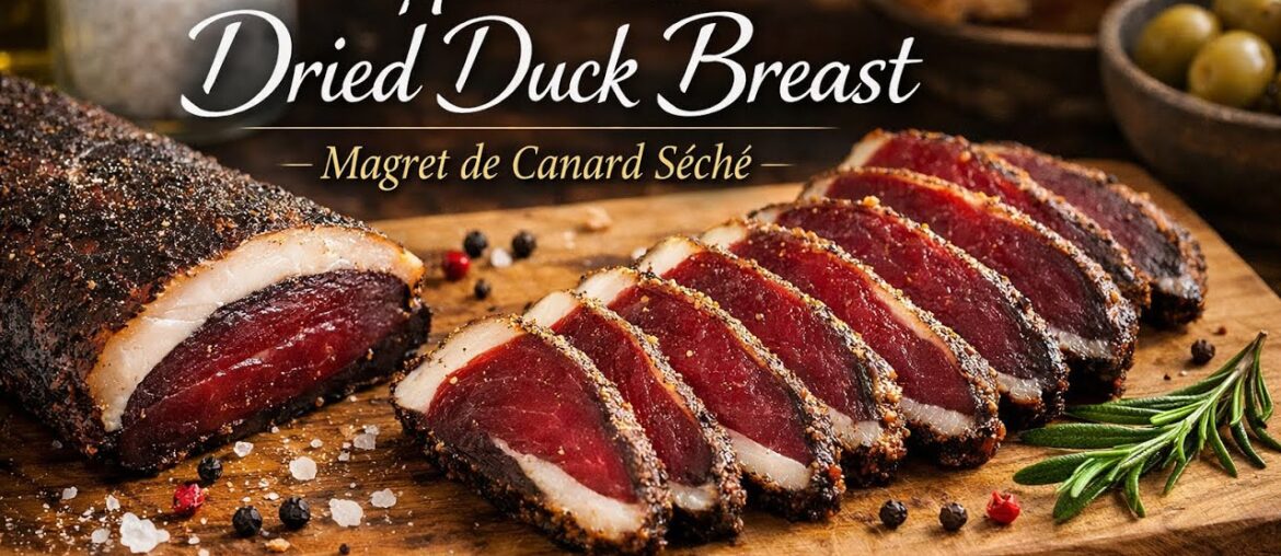 Homemade Dried Duck Breast (Magret de Canard Séché) 🦆 Easy French Charcuterie Recipe!