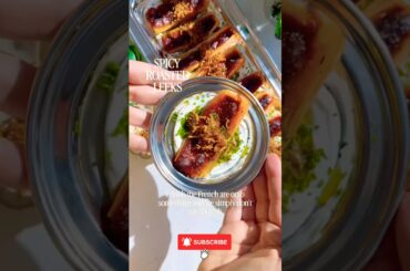 Spicy Roasted Leeks 🌶️ The Most Underrated French Veg Recipe! #shorts