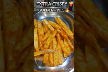 Crispy French Fries 😍 | Street Style #Shorts#ytshorts #food #foodie #trending #recipe #cooking#fries
