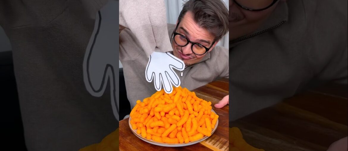 What is the BEST way to eat CHEESE CHIPS, as dad?😅❤️🍟~ CHEFKOUDY