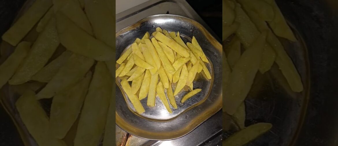 French fries recipe with two secret tips✨#youtubeshorts #recipe #food #frenchfries #viral #asmr