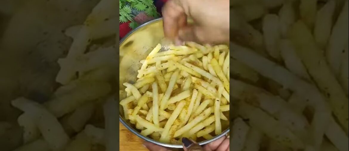 french fries recipe| टेस्टी & कुरकुरे homemade french fries#snacks#shorts @cookingkitchenbysantosh