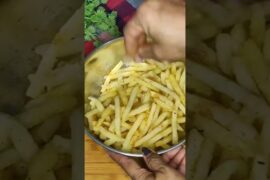 french fries recipe| टेस्टी & कुरकुरे homemade french fries#snacks#shorts @cookingkitchenbysantosh