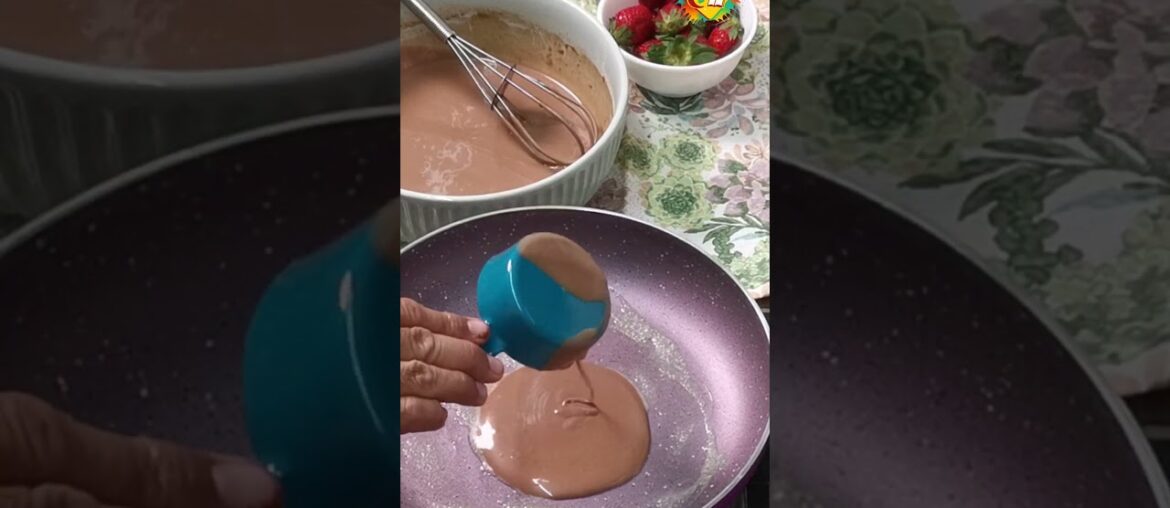 Chocolate Heaven Crepes #chocolate #chocolaterecipe #crepe #dessert #dessertrecipe #recipe #homemade