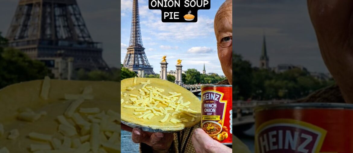 CHEESE & FRENCH ONION SOUP PIE ! 🇫🇷🧀