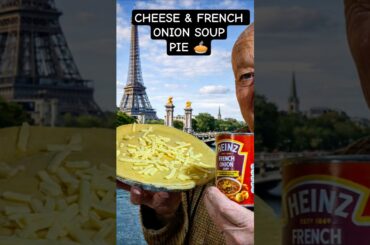 CHEESE & FRENCH ONION SOUP PIE ! 🇫🇷🧀