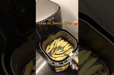 less oil french fries 🍟||easy airfried french fries recipes ||trending #ytshorts