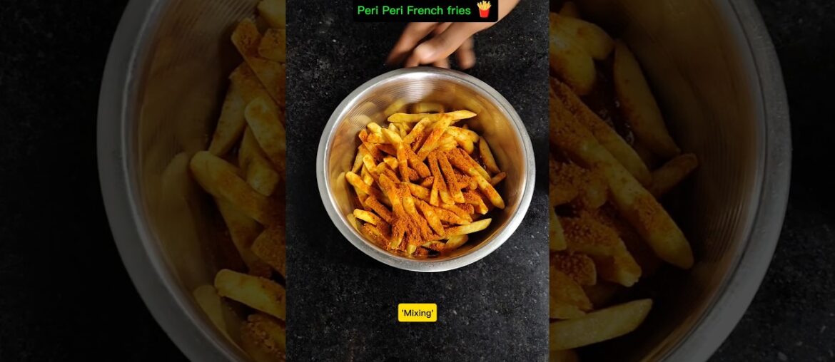 Peri Peri French fries recipe | French fries | maccain French fries 🍟| #fries #french  #shorts #food
