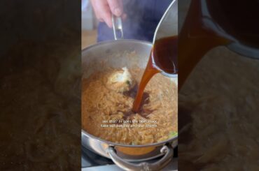 Classic French Onion Soup #cooking  #chef #frenchonionsoup