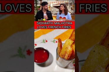 Sidharth Malhotra Loves French Fries #shorts #sidharthmalhotra #recipe #food #ytshorts #viral