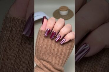 Wine Mirror Nails, product links in bio and my amaz0n sf