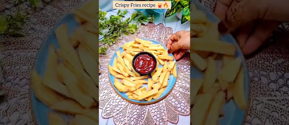 Homemade French Fries | Super Crispy #easyrecipe #snackrecipe #shorts#frenchfries#youtubeshort