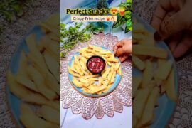 Homemade French Fries | Super Crispy #easyrecipe #snackrecipe #shorts#frenchfries#youtubeshort