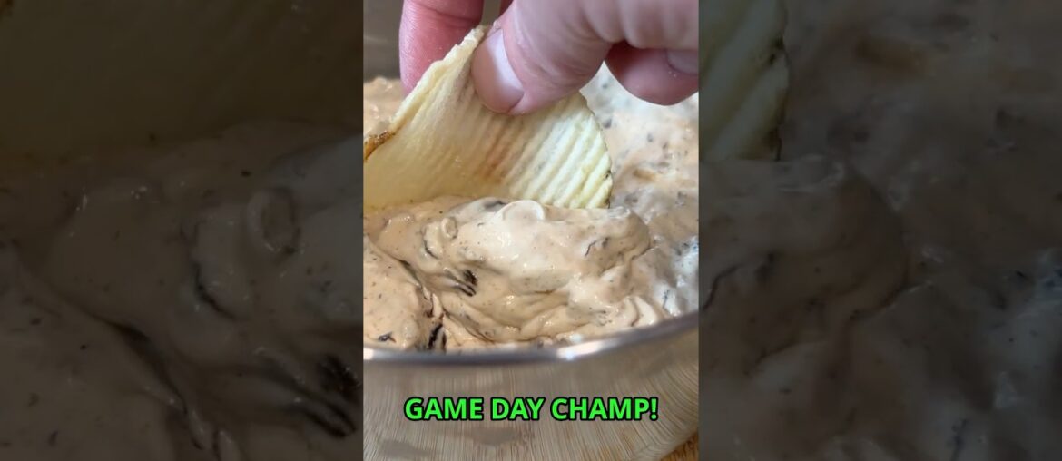 Caramelized French Onion Chip Dip | Game Day Ready
