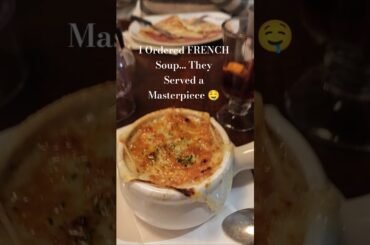 I Ordered FRENCH Soup… They Served a Masterpiece 🤤 Canada.  #travelshorts