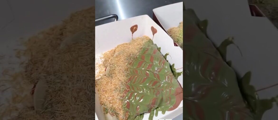 Crepe with crispy vermicelli katayfi #chirazgourmet