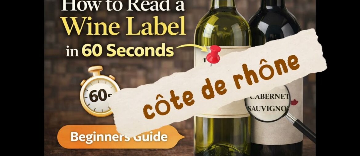 Stop Guessing: 3 Simple Tricks to Read ANY Wine Label
