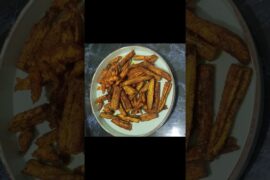 #Crispy Raw Banana French Fries | Easy Snack Recipe # Shorts