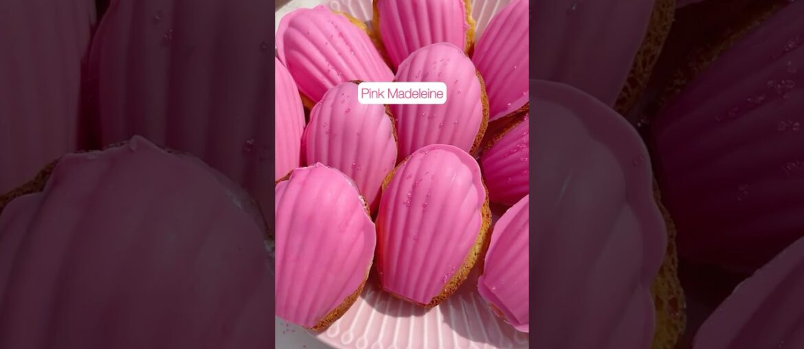 Pink Madeleines 💕 Easy French Valentine’s Recipe