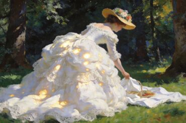 Visual Poem | Claude Monet | "A Feast in the French Garden": A Summer Dream of Light, Wine, and Lace