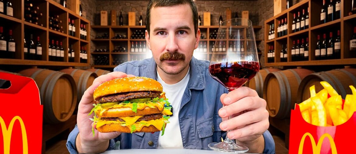 A French wine seller found the best wine to drink with a BIGMAC