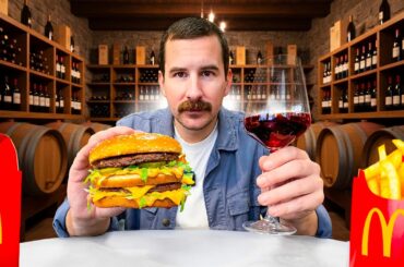 A French wine seller found the best wine to drink with a BIGMAC