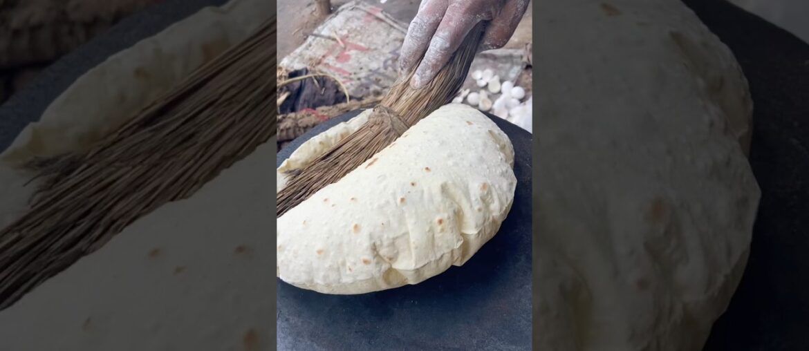 Amazing Unique Style Ruti Making Skills! 😱🔥 #food #french #viralvideo #streetfood